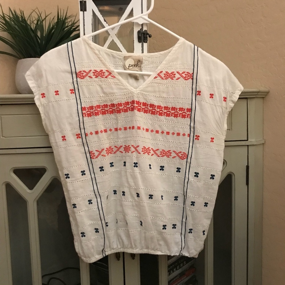 PEEK Embroidered Top